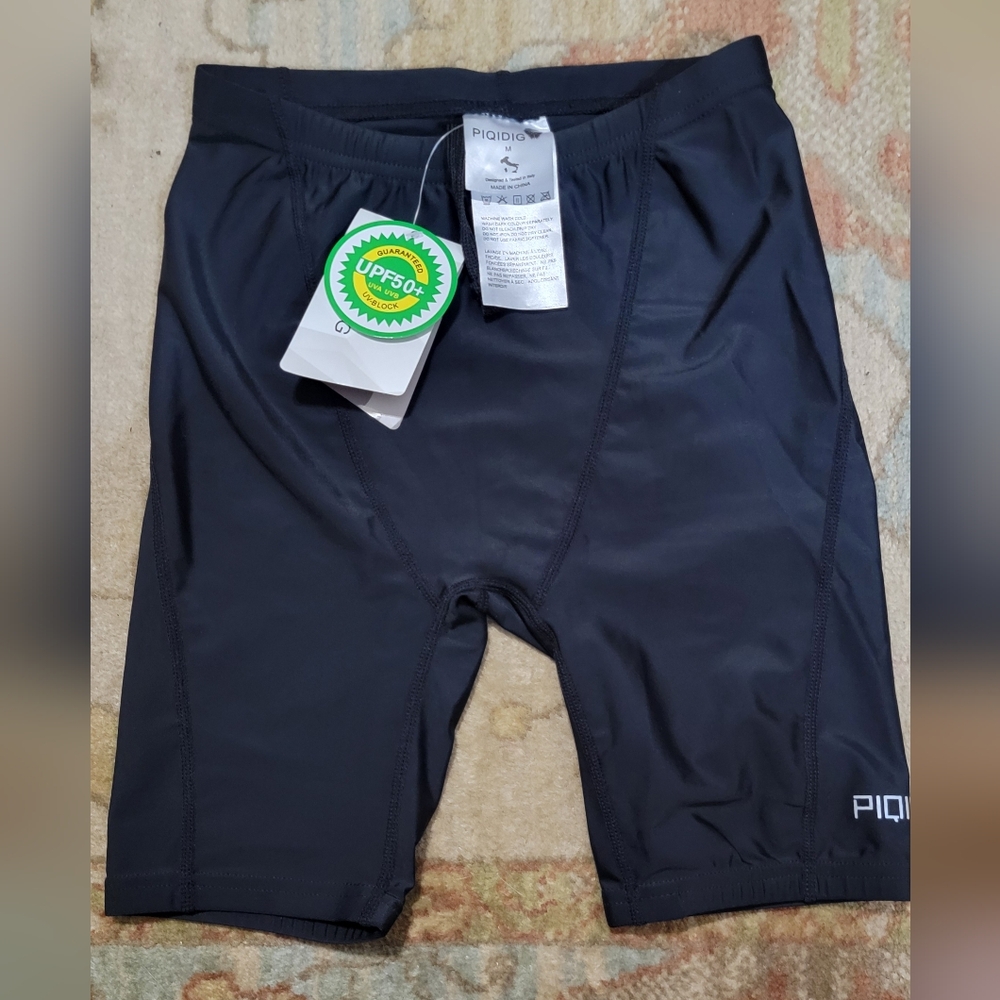 PIQIDIG Youth Boys Swim Jammers Swimsuit QuickDry Athletic Swimming Short Medium